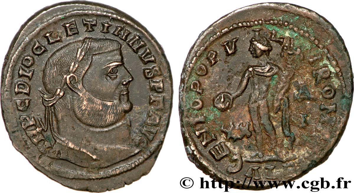 DIOCLÉTIEN Follis ou nummus TTB+/TTB