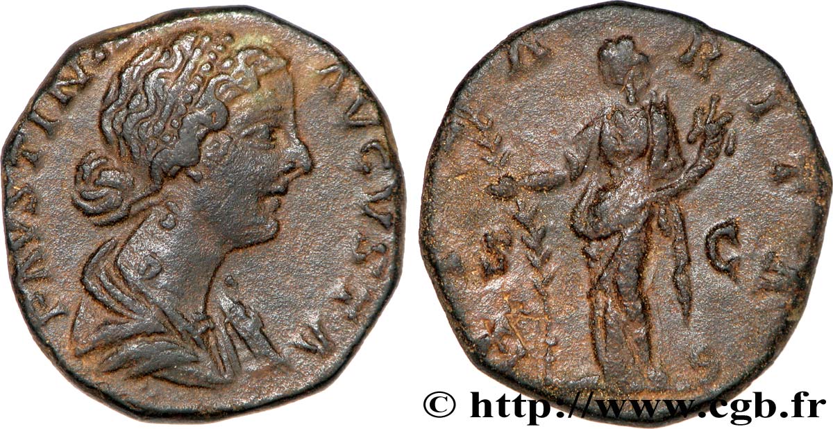 FAUSTINE JEUNE Dupondius TTB+