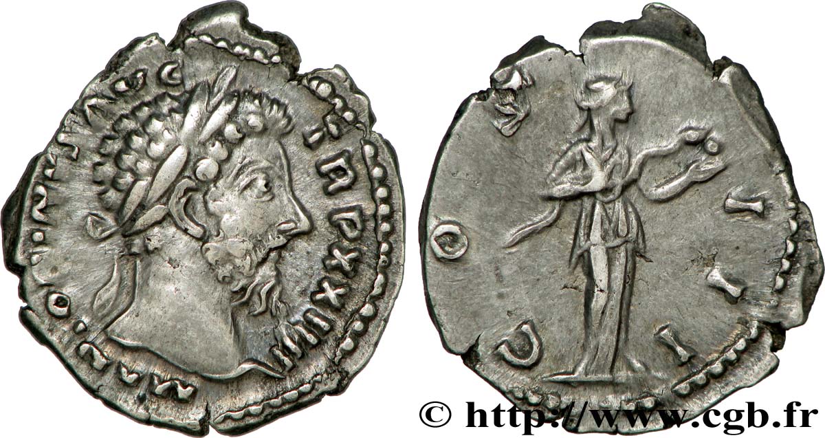 MARC AURÈLE Denier SUP
