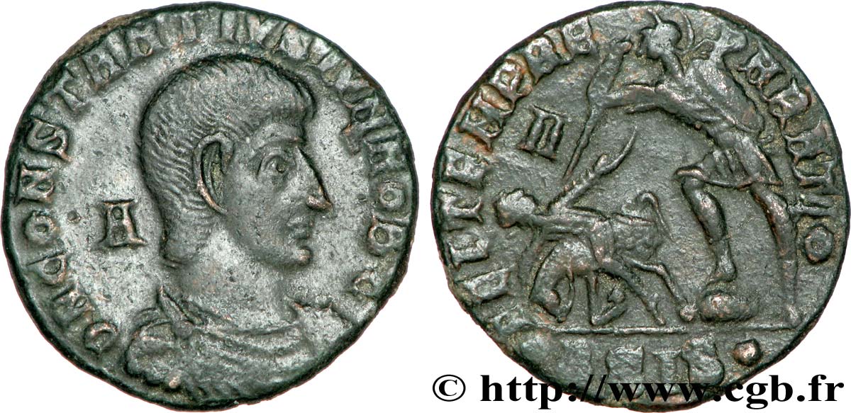 CONSTANCE GALLE Maiorina, , (PB, Æ 3) TTB+