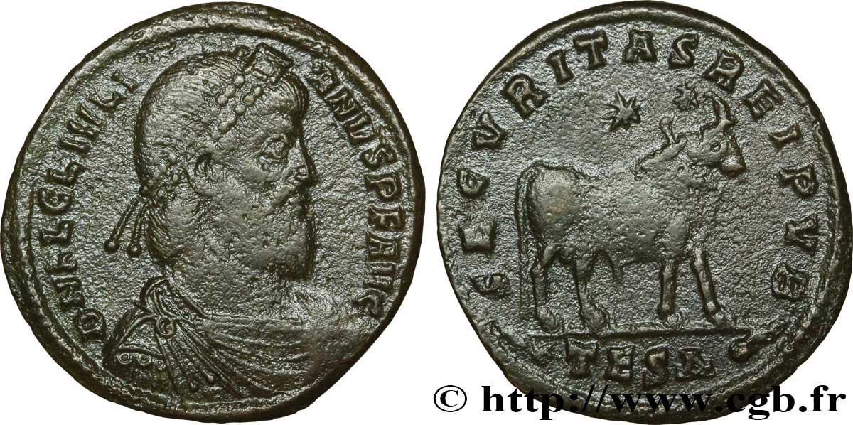 JULIEN II LE PHILOSOPHE Double maiorina, (GB, Æ 1) TTB