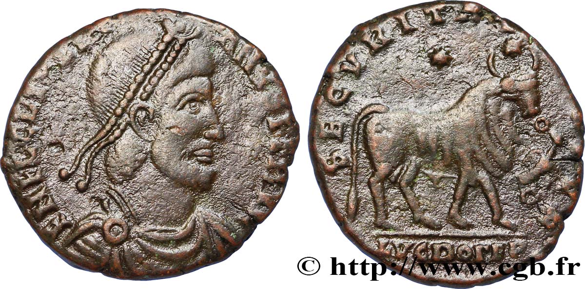 JULIEN II LE PHILOSOPHE Double maiorina, (GB, Æ 1) TTB