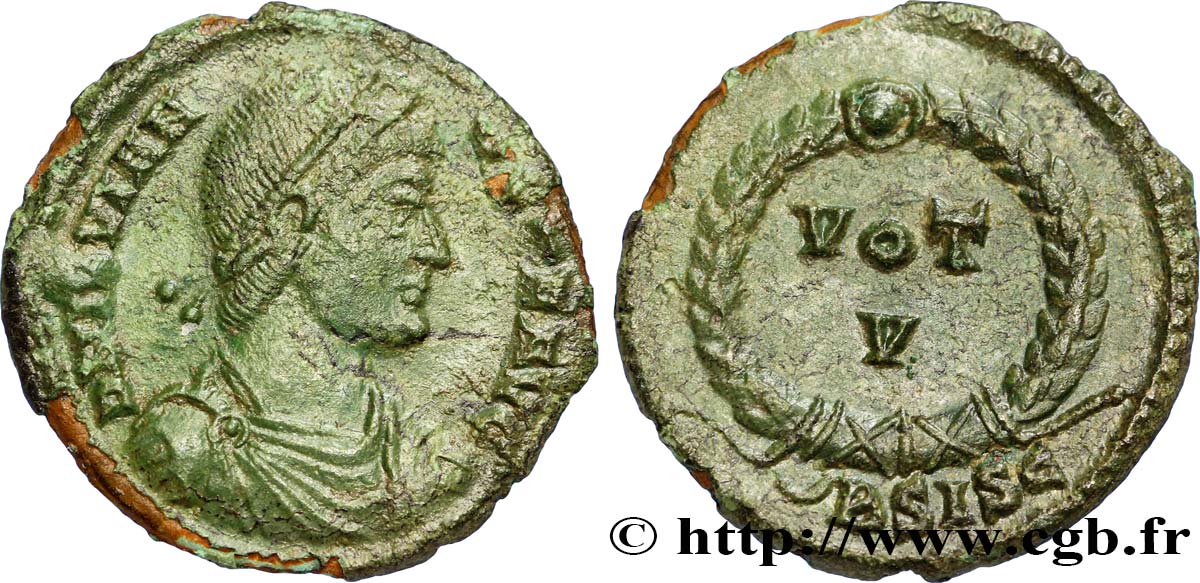 JOVIEN Maiorina ou nummus, (PB, Æ 3) SUP