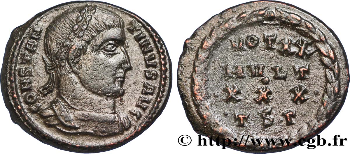 CONSTANTIN Ier LE GRAND Centenionalis ou nummus SUP