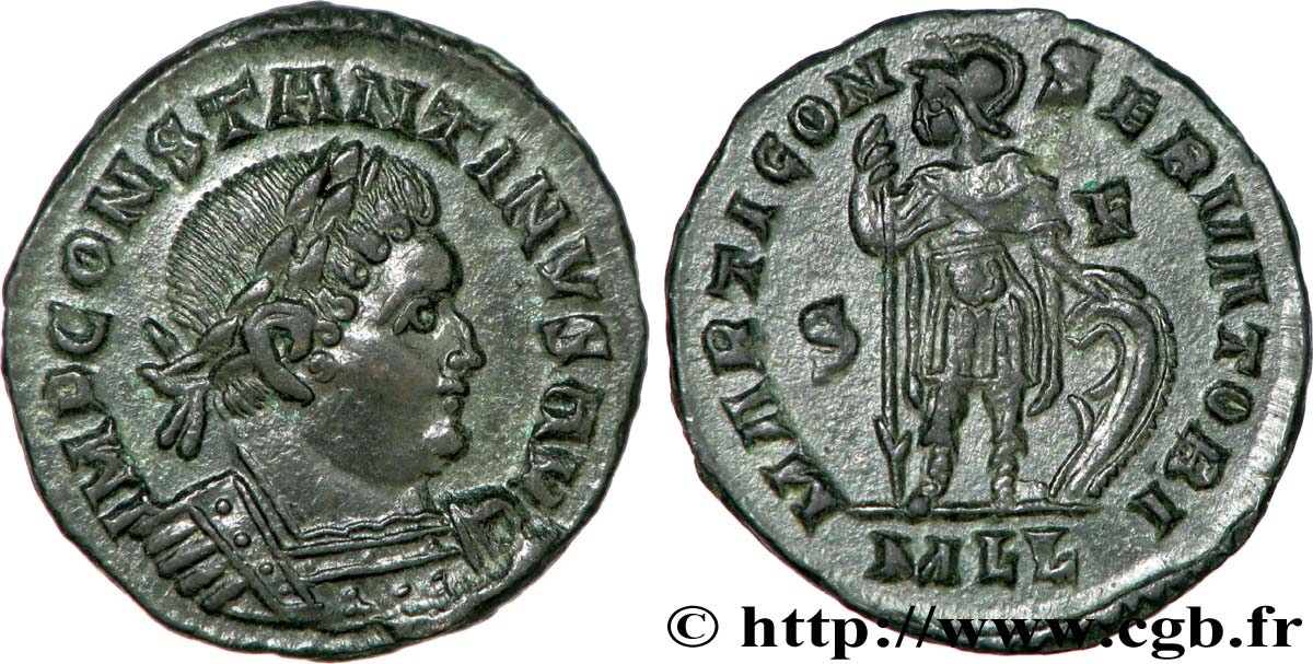 CONSTANTIN Ier LE GRAND Follis ou nummus SPL