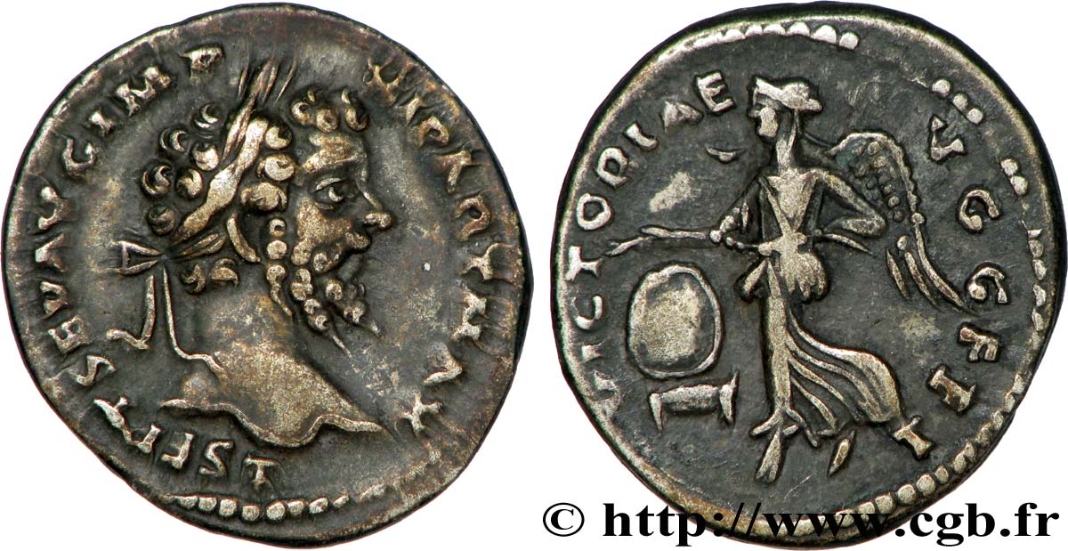 SEPTIME SÉVÈRE Denier TTB+