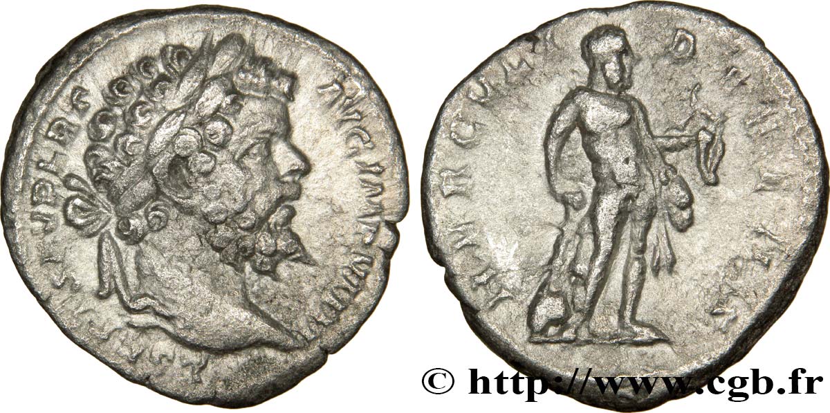 SEPTIME SÉVÈRE Denier TTB+