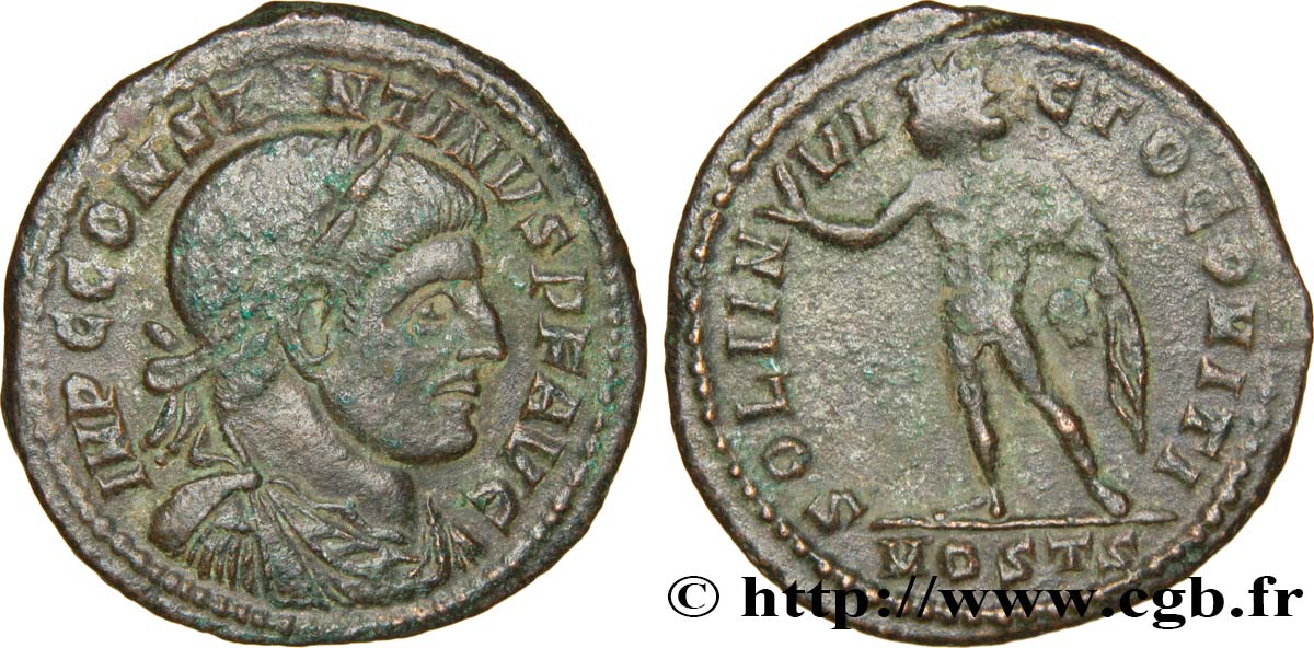 CONSTANTIN Ier LE GRAND Follis ou nummus TTB