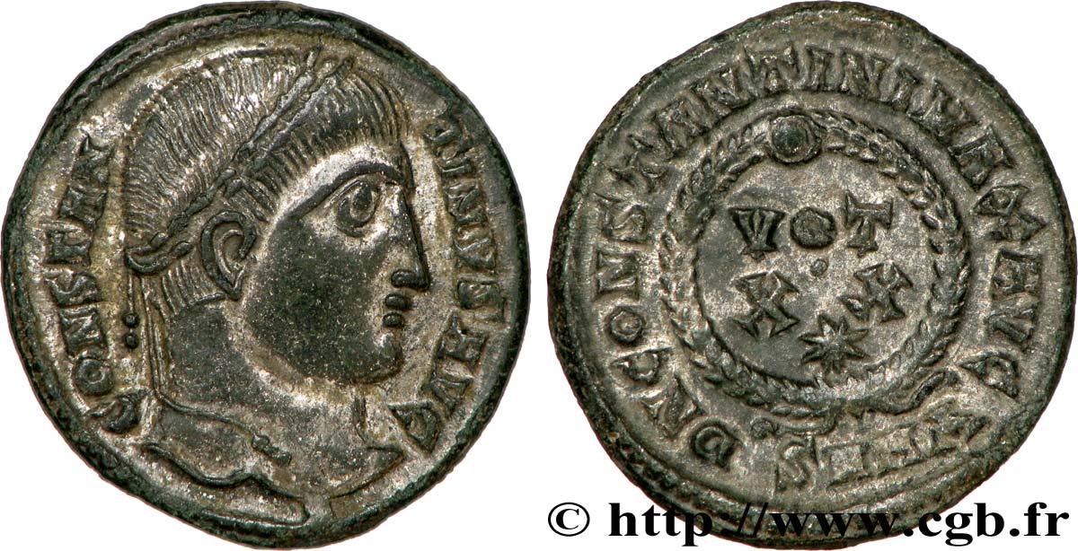 CONSTANTIN Ier LE GRAND Centenionalis ou nummus SPL