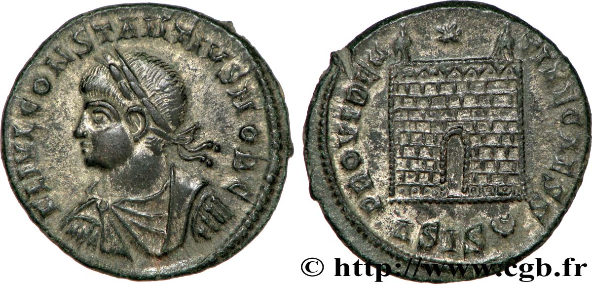 CONSTANCE II Centenionalis ou nummus SPL/FDC