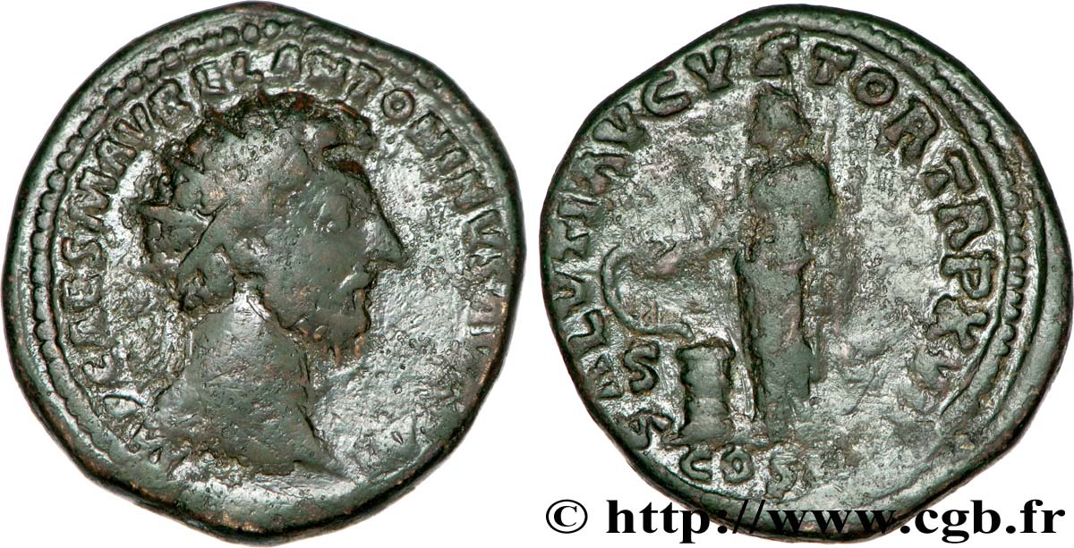 MARC AURÈLE Dupondius TB+