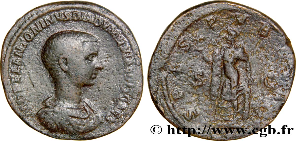 DIADUMÉNIEN Sesterce TB+