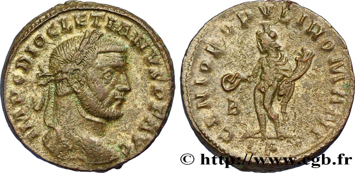 DIOCLÉTIEN Follis ou nummus TTB+