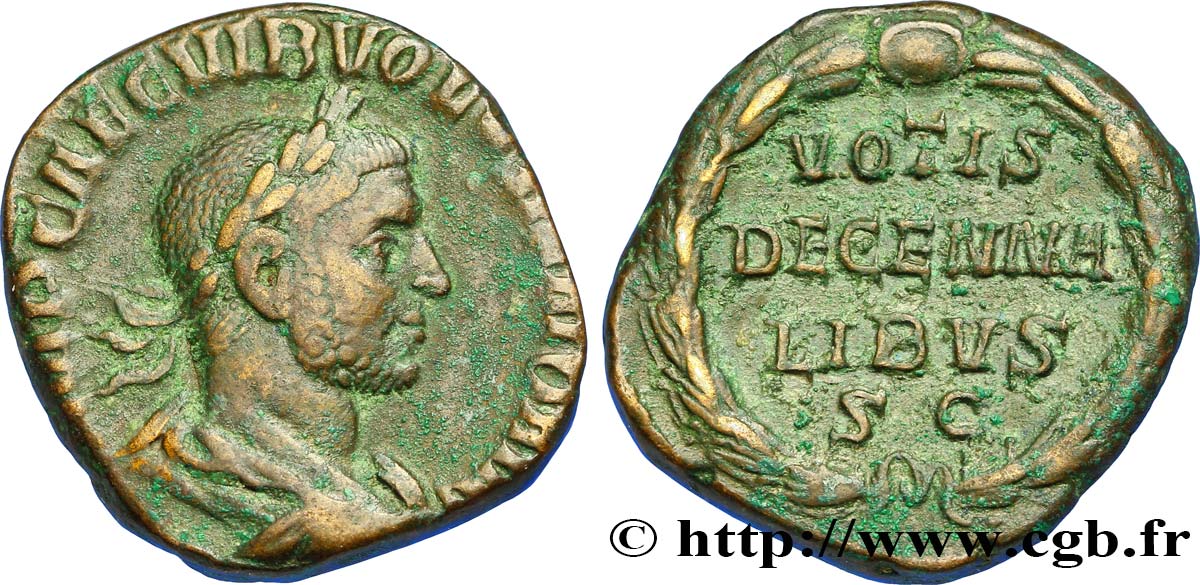 VOLUSIEN Sesterce TTB+