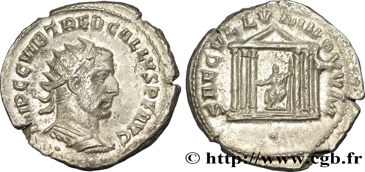 TRÉBONIEN GALLE Antoninien TTB+