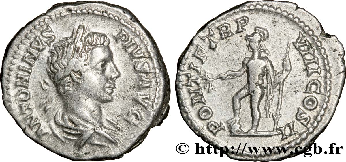 CARACALLA Denier TTB+