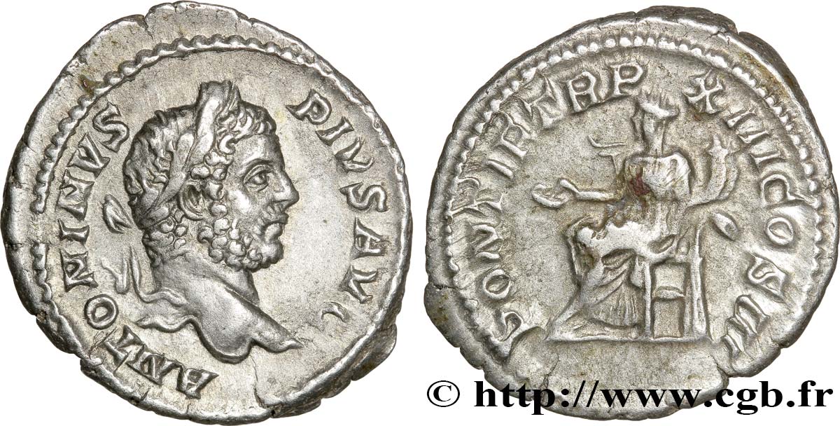 CARACALLA Denier TTB+