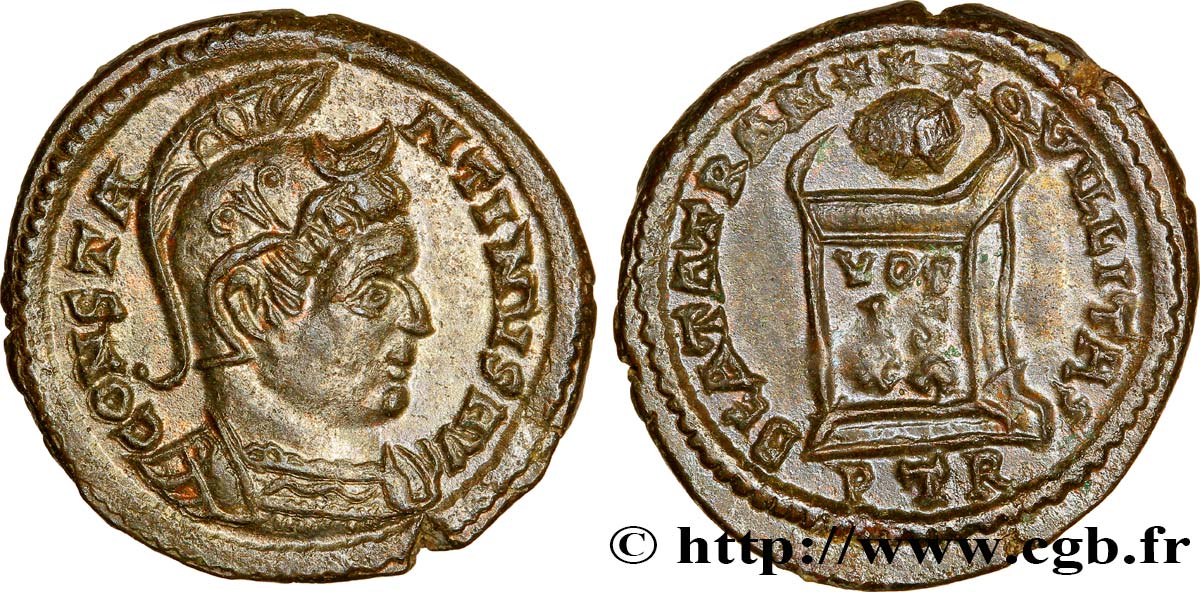 CONSTANTIN Ier LE GRAND Centenionalis ou nummus FDC/SPL