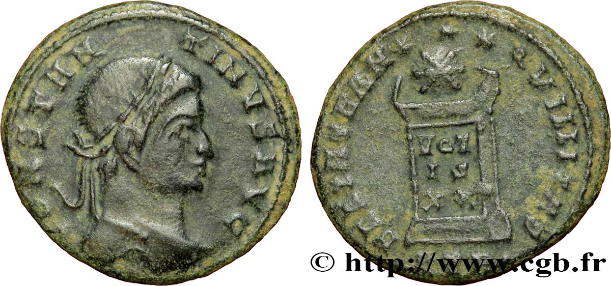 CONSTANTIN Ier LE GRAND Centenionalis ou nummus TB+