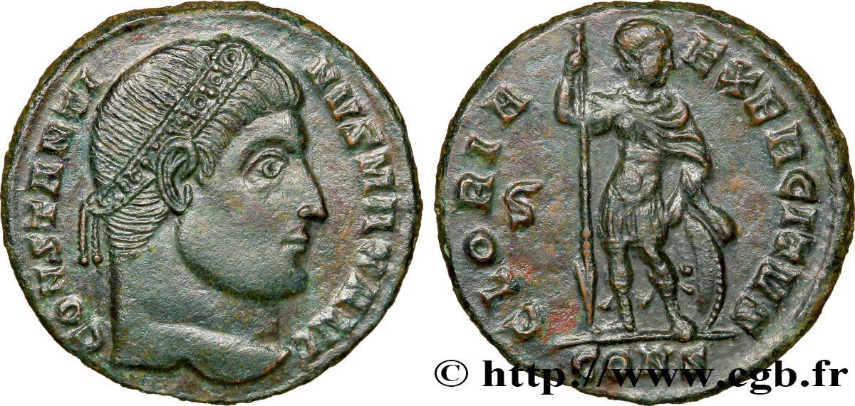 CONSTANTIN Ier LE GRAND Centenionalis ou nummus SPL