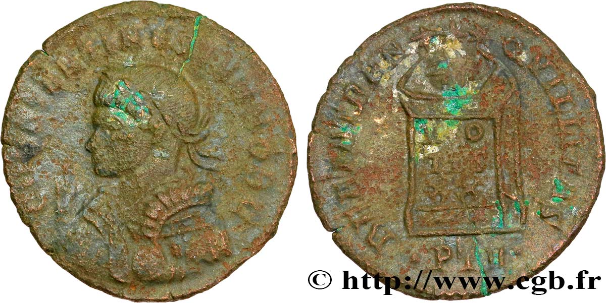 CONSTANTIN II Centenionalis ou nummus TB+
