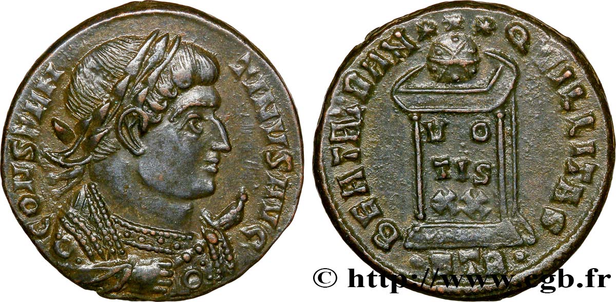 CONSTANTIN Ier LE GRAND Centenionalis ou nummus SUP