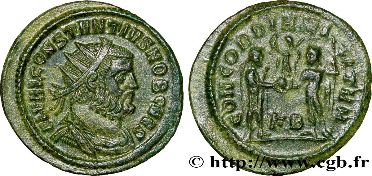 CONSTANTIUS I Pseudo ou néo-aurelianus AU
