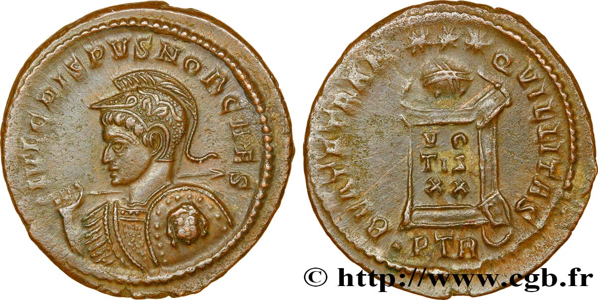 CRISPUS Centenionalis ou nummus SUP/TTB+