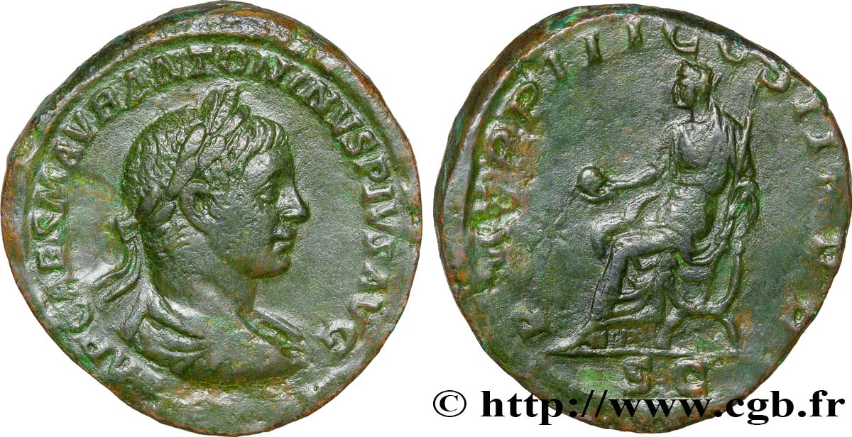 ÉLAGABAL Sesterce TTB