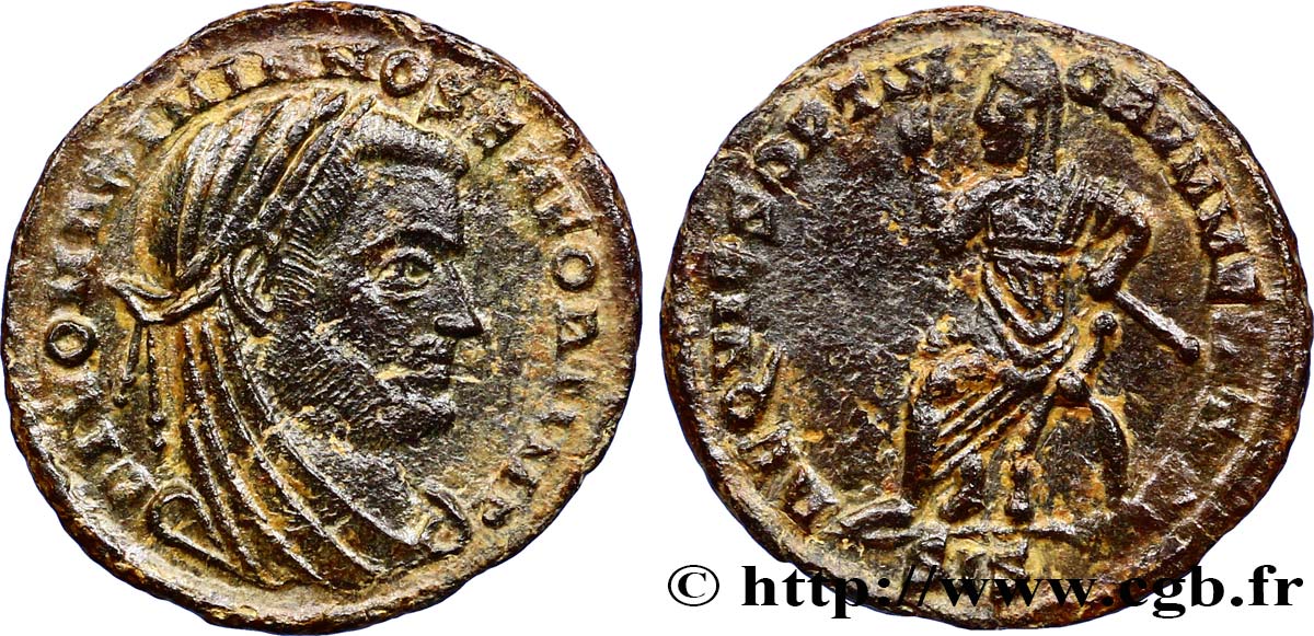 MAXIMIANUS HERCULIUS Demi-follis ou demi-nummus AU