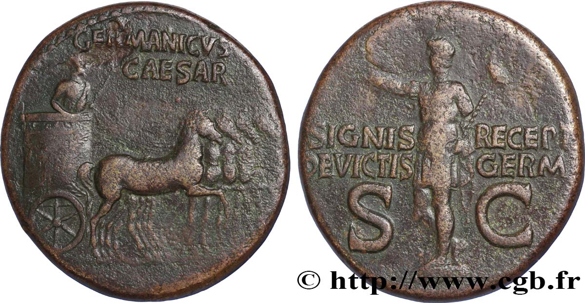 GERMANICUS Dupondius TB+