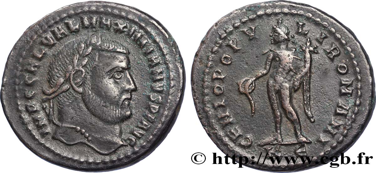 GALÈRE Follis ou nummus TTB