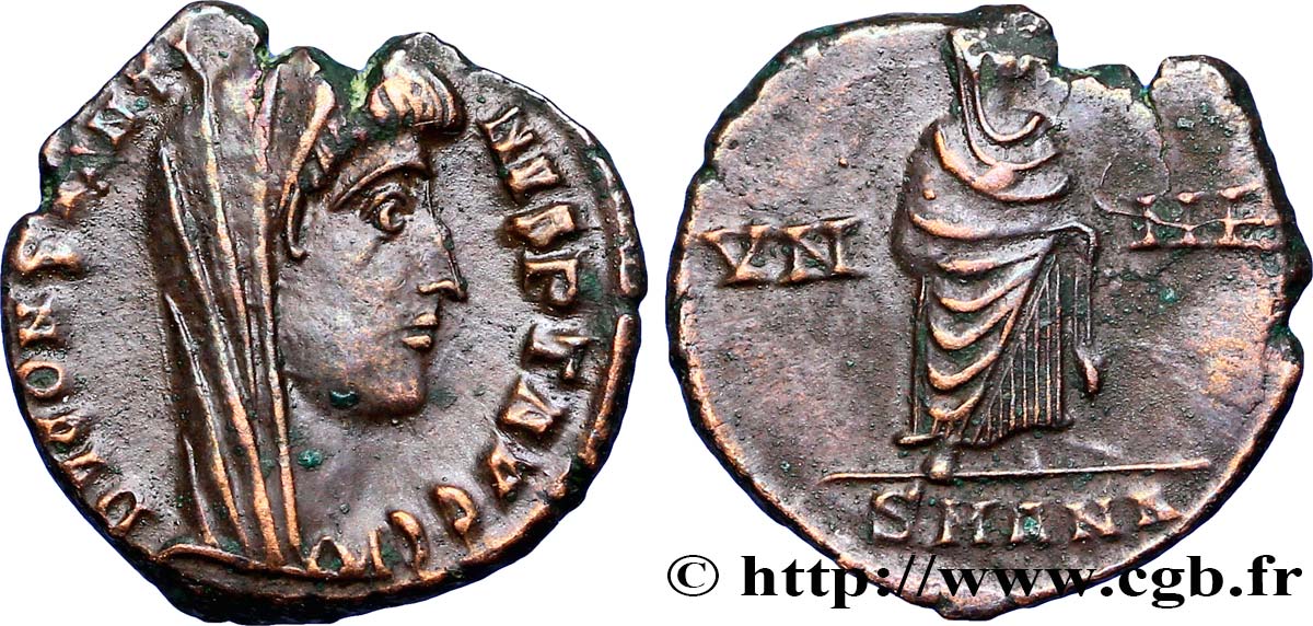 CONSTANTIN Ier LE GRAND Centenionalis ou nummus TTB+
