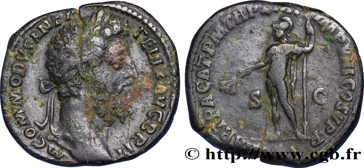 COMMODUS Sesterce VF