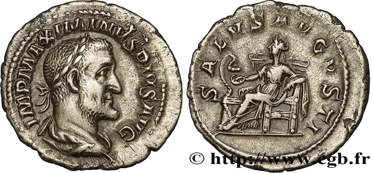 MAXIMIN Ier THRACE Denier TTB
