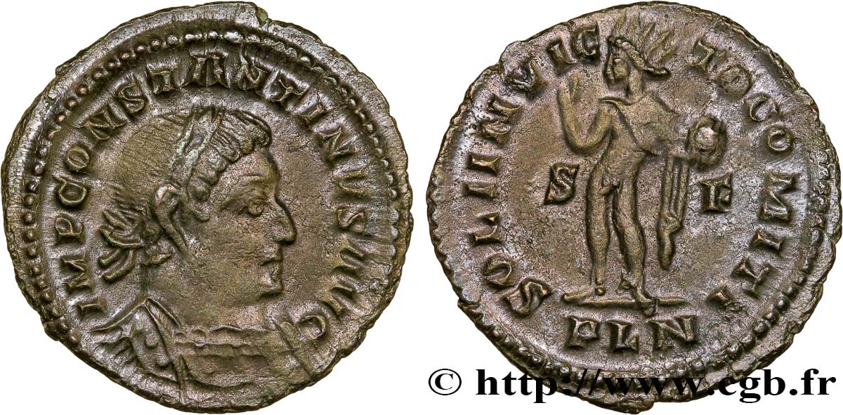 CONSTANTIN Ier LE GRAND Follis ou nummus SUP