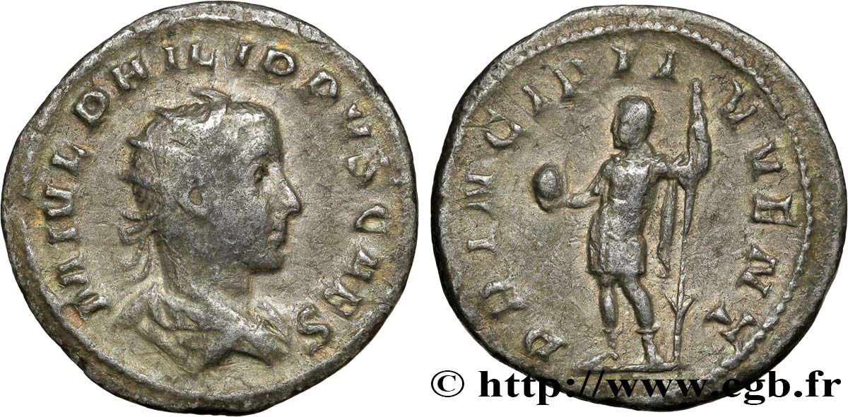 FILIPPO II FIGLIO Antoninien q.BB