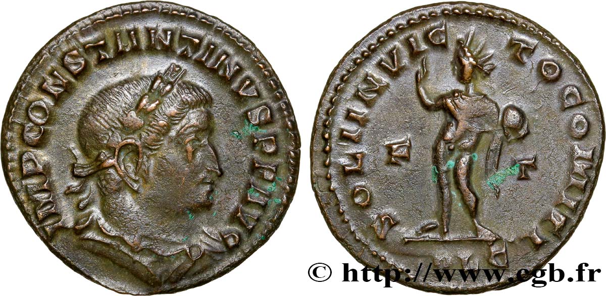 CONSTANTIN Ier LE GRAND Follis ou nummus TTB+