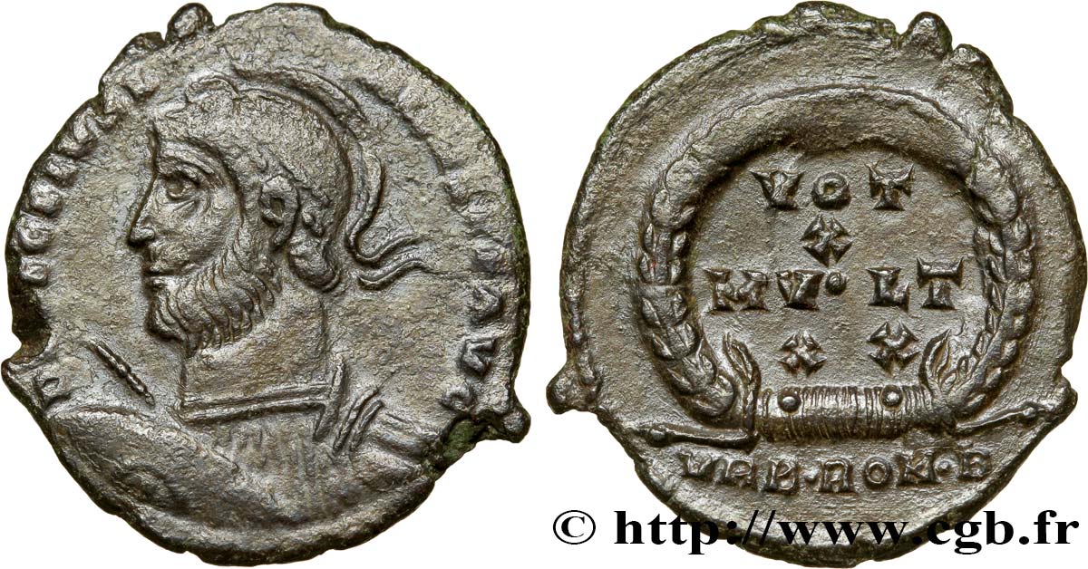 JULIEN II LE PHILOSOPHE Maiorina ou nummus, (PB, Æ 3) TTB+