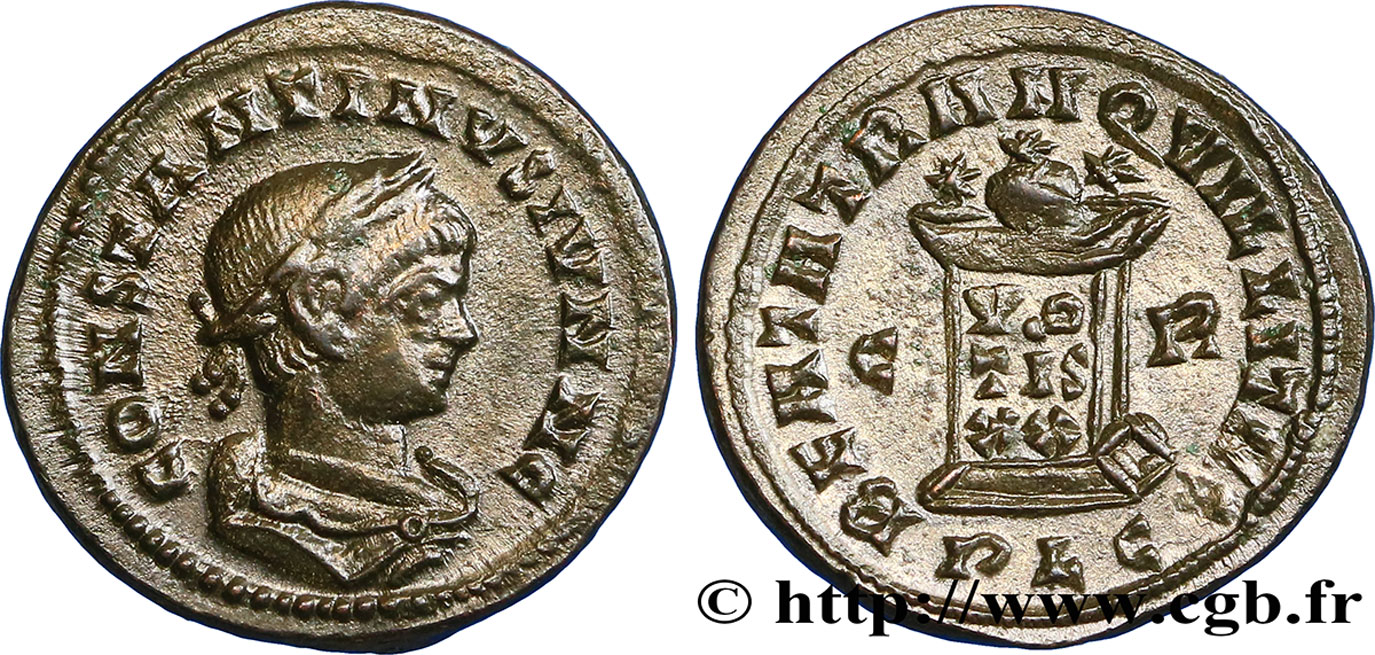 CONSTANTINO II Centenionalis ou nummus FDC