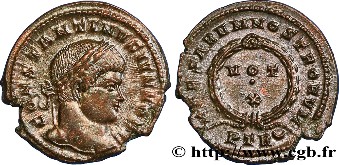 CONSTANTINO II Centenionalis ou nummus FDC