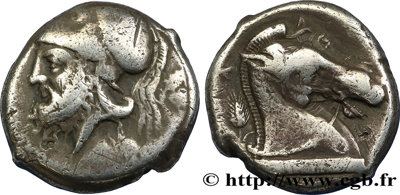 RÉPUBLIQUE ROMAINE - ANONYMES Didrachme romano-campanien ou nummus TB+