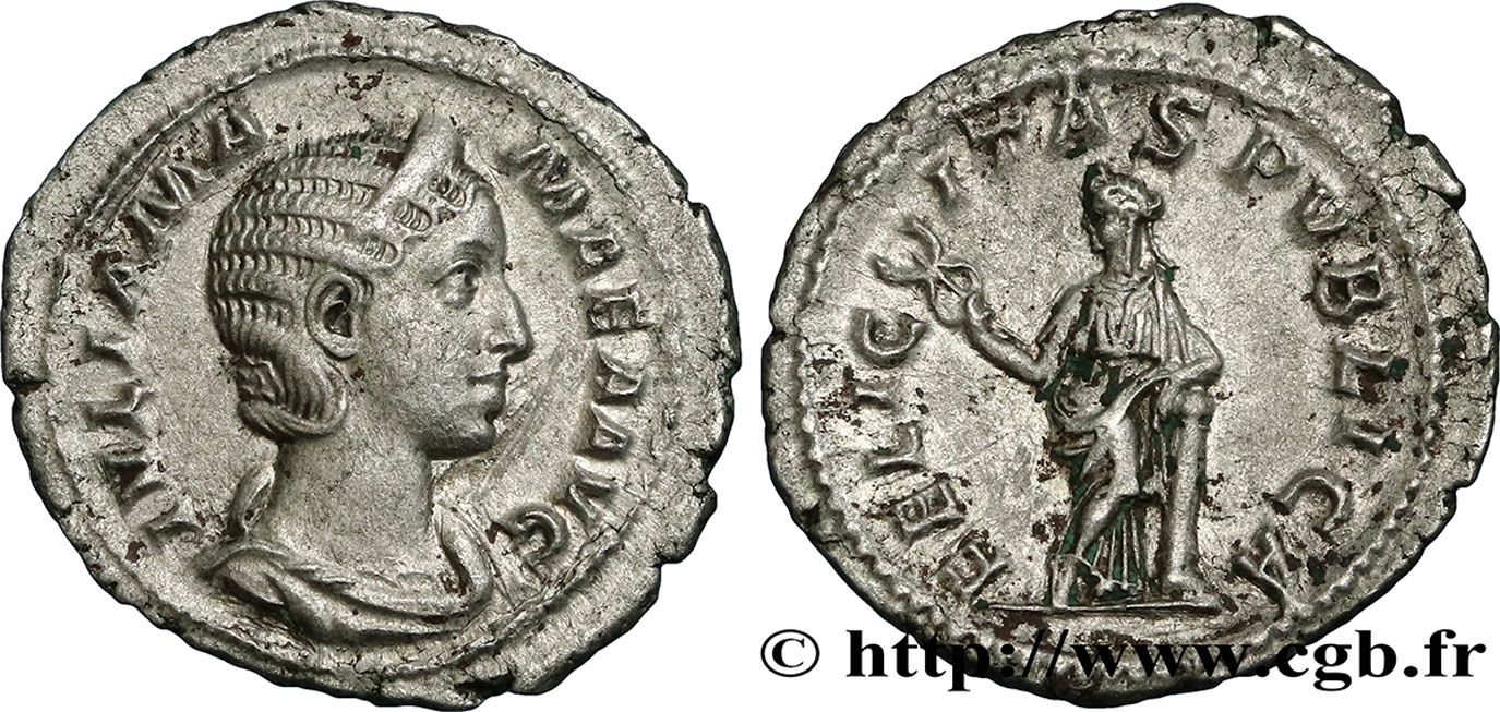 JULIA MAMÉE Denier TTB+