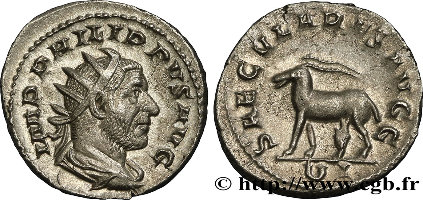 PHILIPPE Ier L ARABE Antoninien TTB+