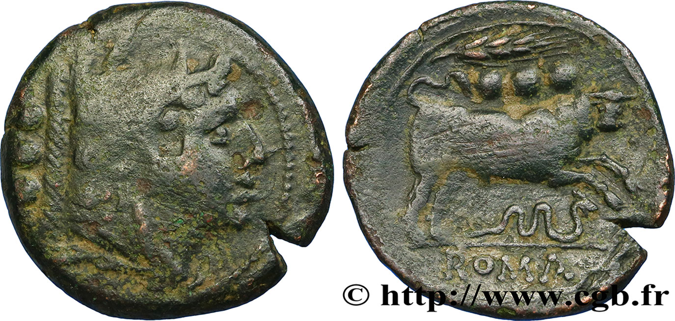 RÉPUBLIQUE ROMAINE - ANONYMES Quadrans TB+