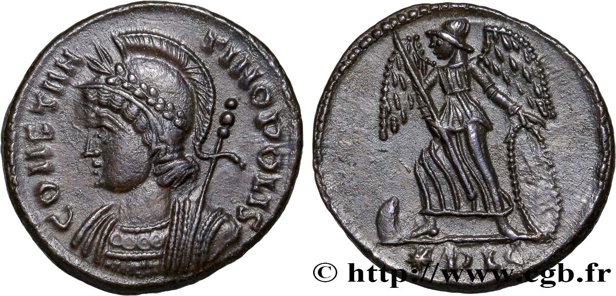 CONSTANTINOPLE Centenionalis ou nummus SUP