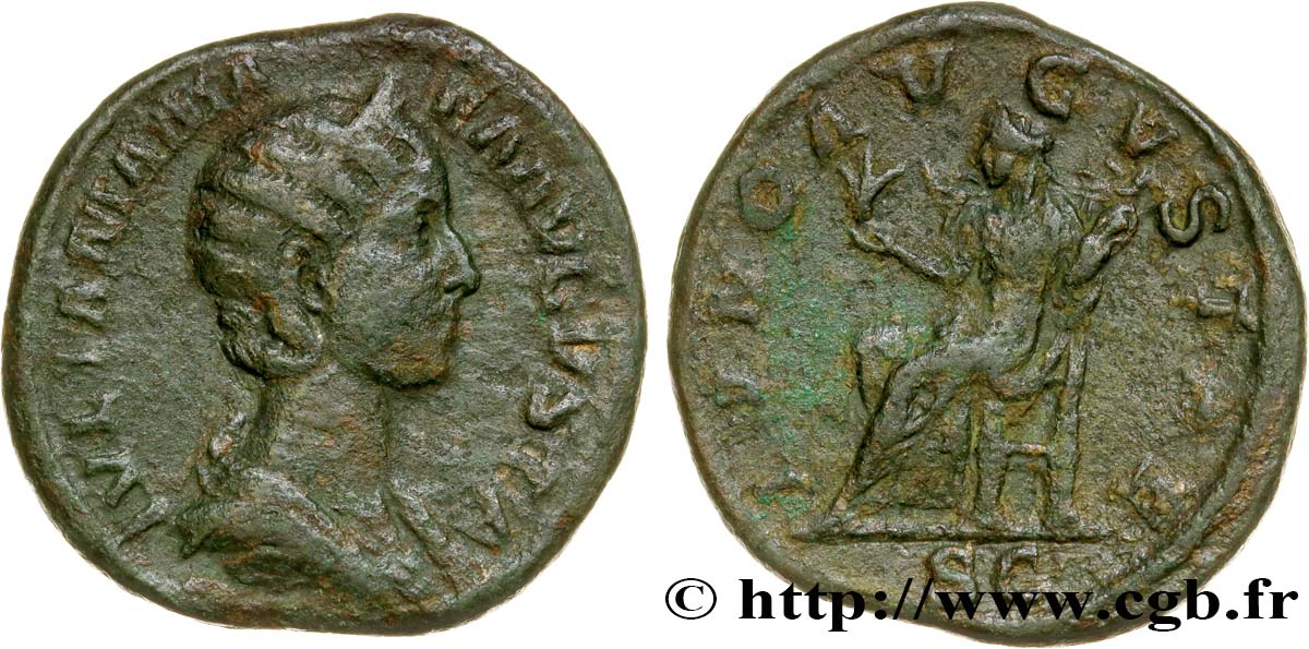 JULIA MAMÉE Sesterce TB+