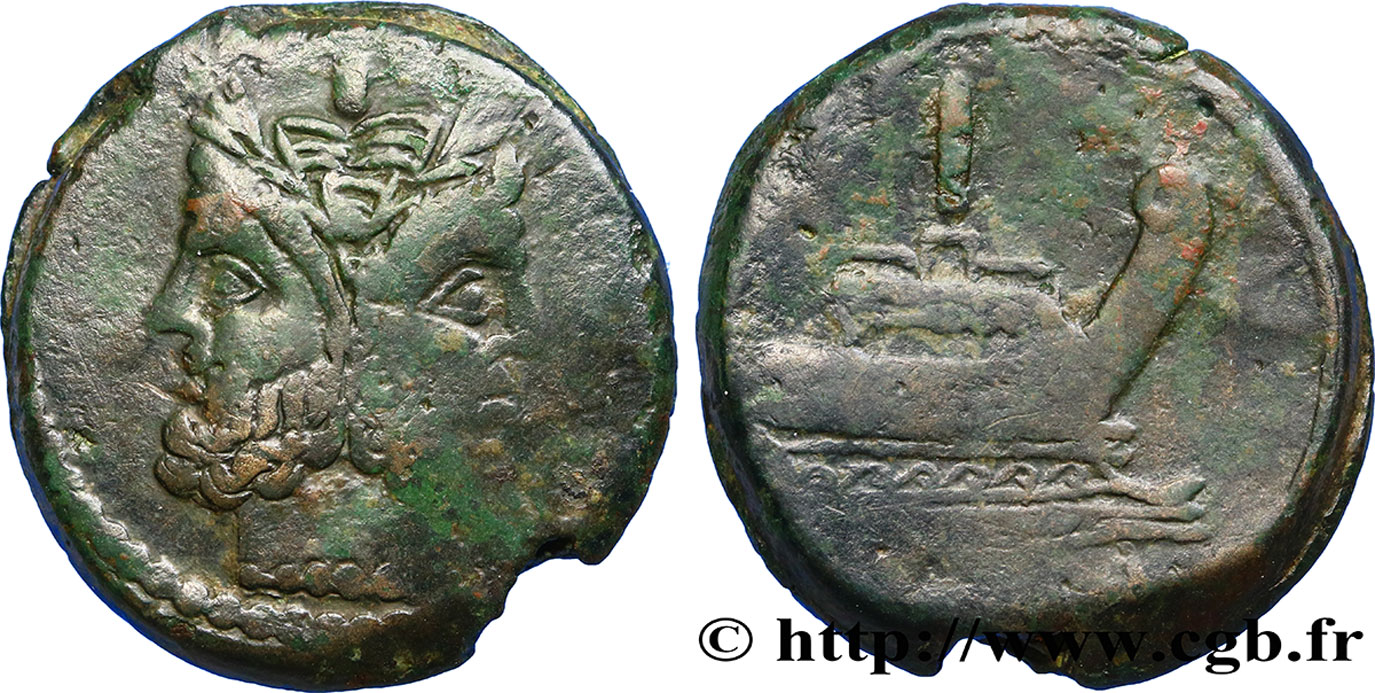 RÉPUBLIQUE ROMAINE - ANONYMES As TTB