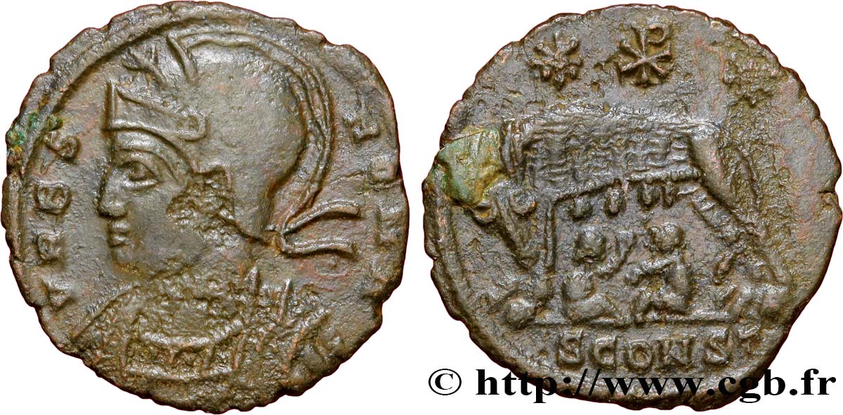 ROMA Centenionalis ou nummus XF