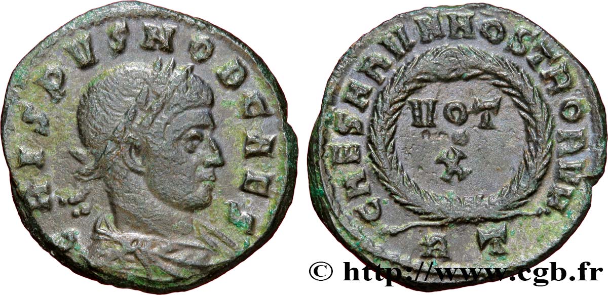 CRISPUS Centenionalis ou nummus XF/AU